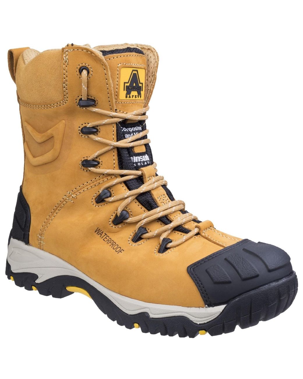 Amblers Blue Fs998 Waterproof Lace Up Safety Boot for men