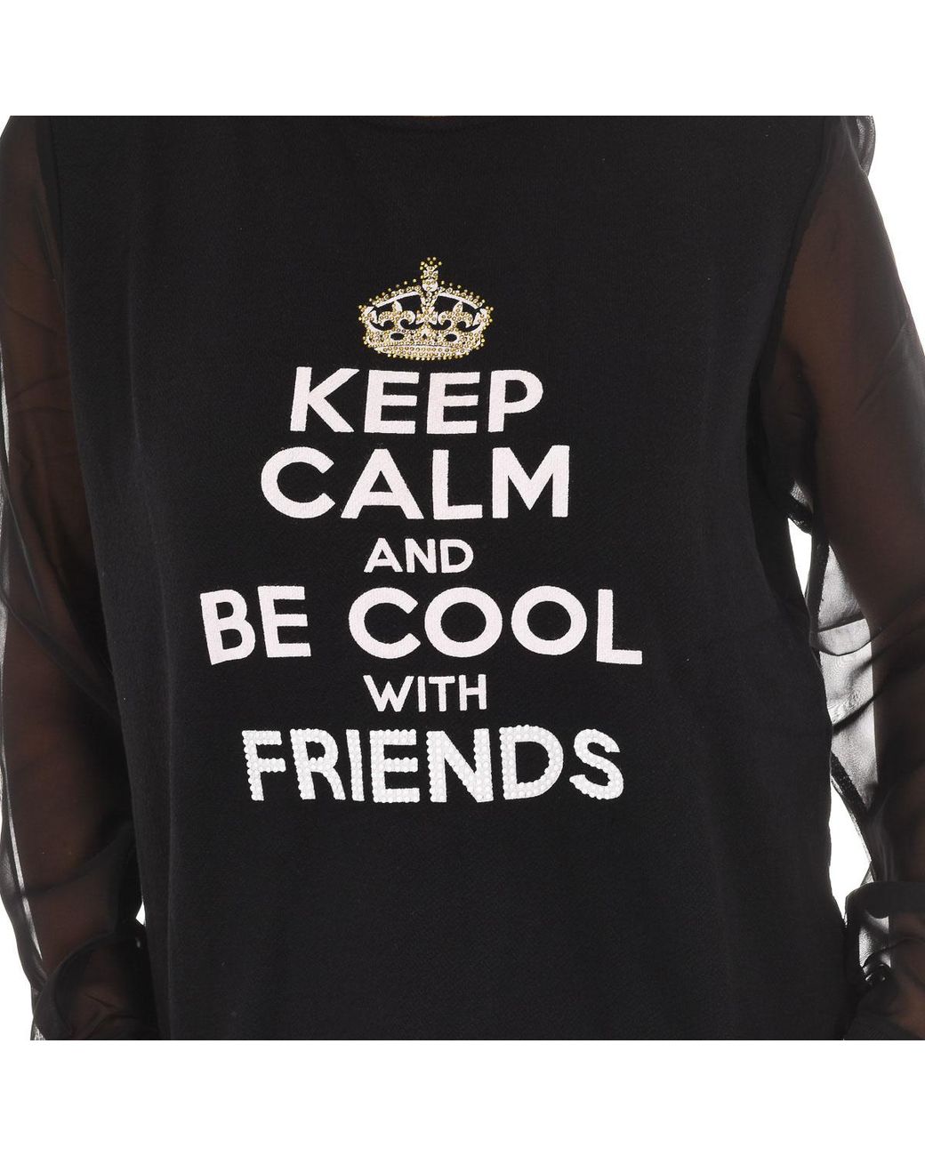 Met Black Sweatshirt Badly