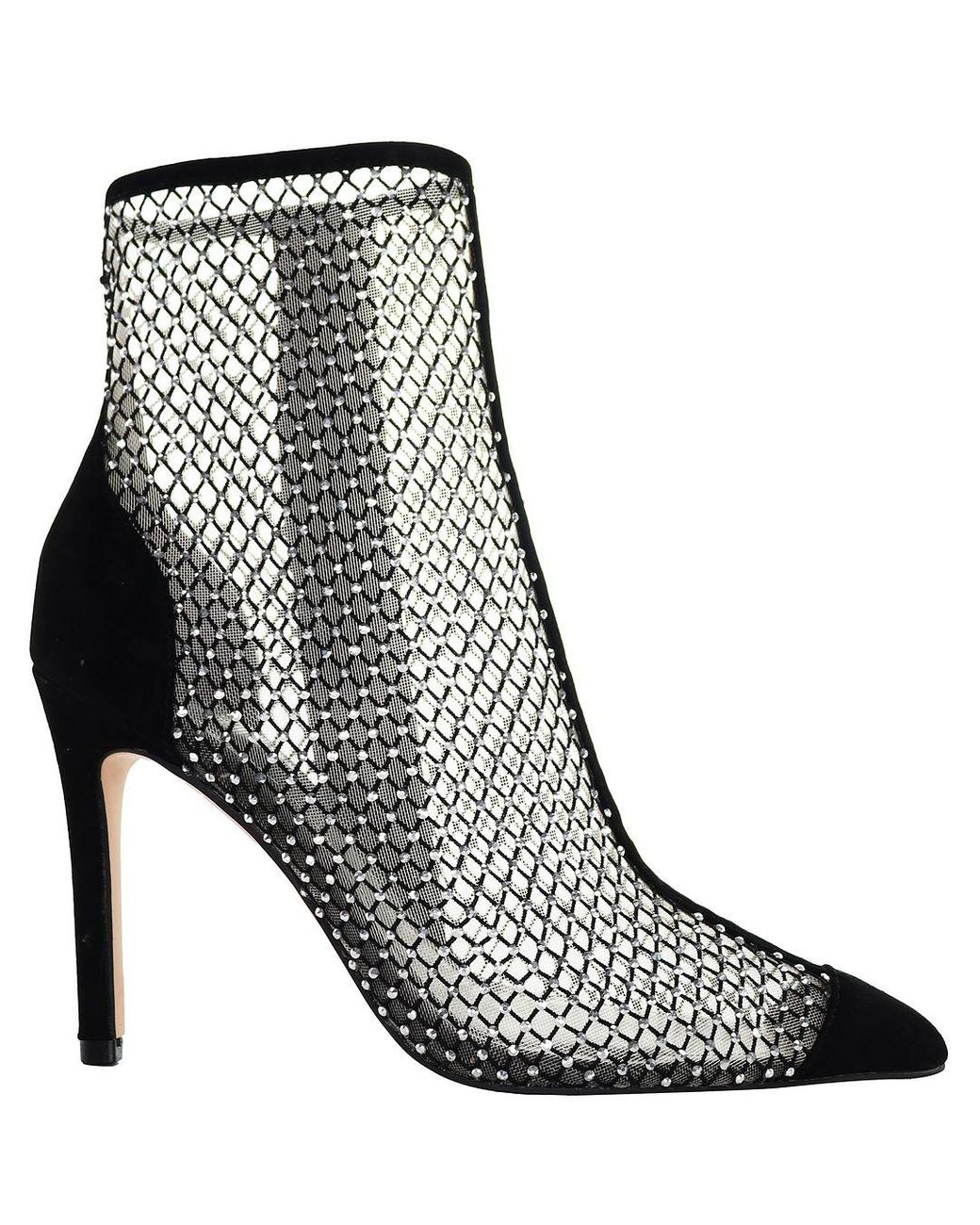 Ted Baker Black Junapah Crystal Mesh Boots