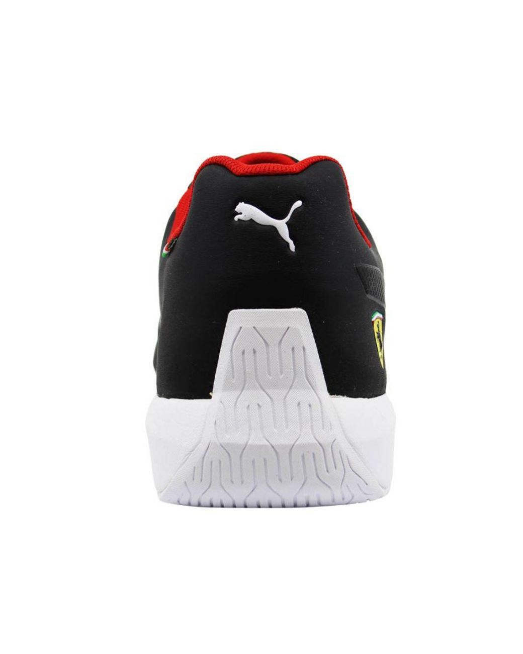 PUMA Black Podio Tech Scuderia Ferrari Low Lace Up Trainers 305661 02 for men