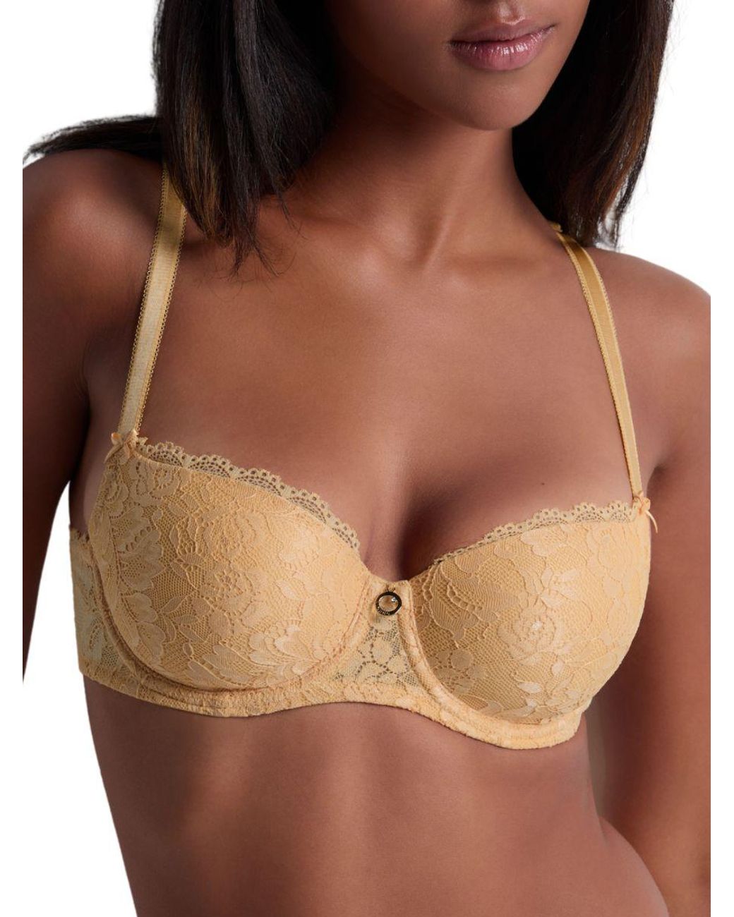 Aubade Brown Rosessence Care Half Cup Bra