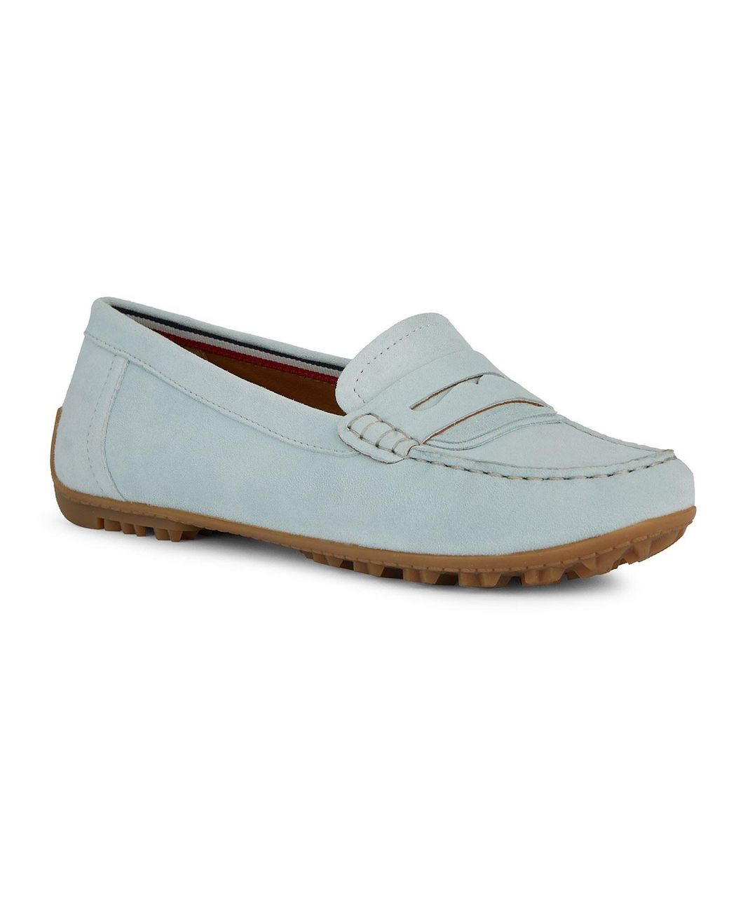 Geox Blue D Kosmopolis Suede Light Moccasins Shoes