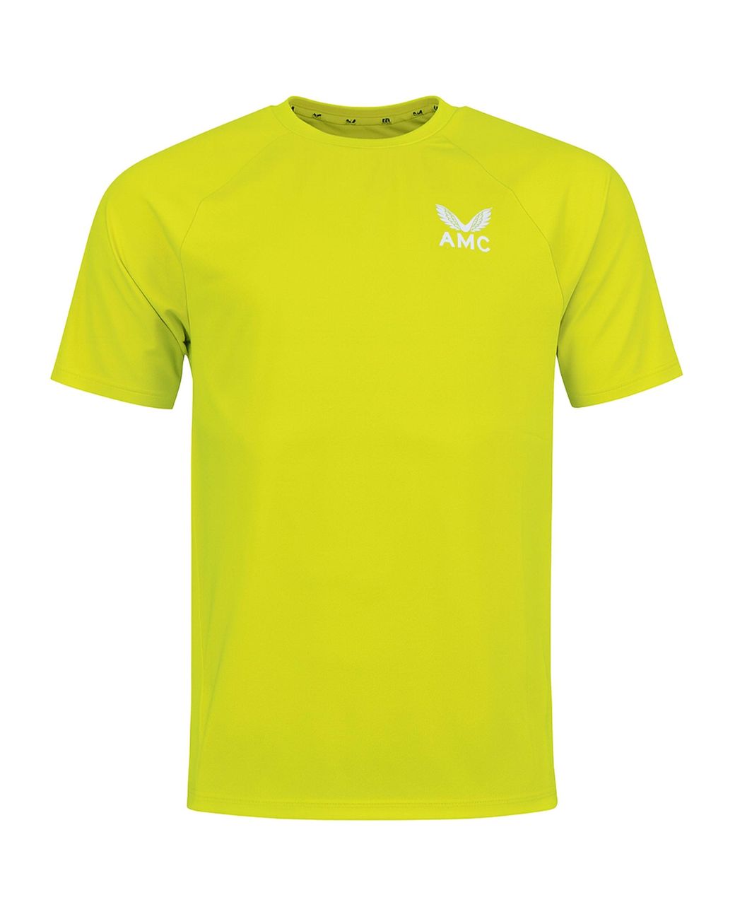 Castore Yellow Amc Performance Tennis T-Shirt for men