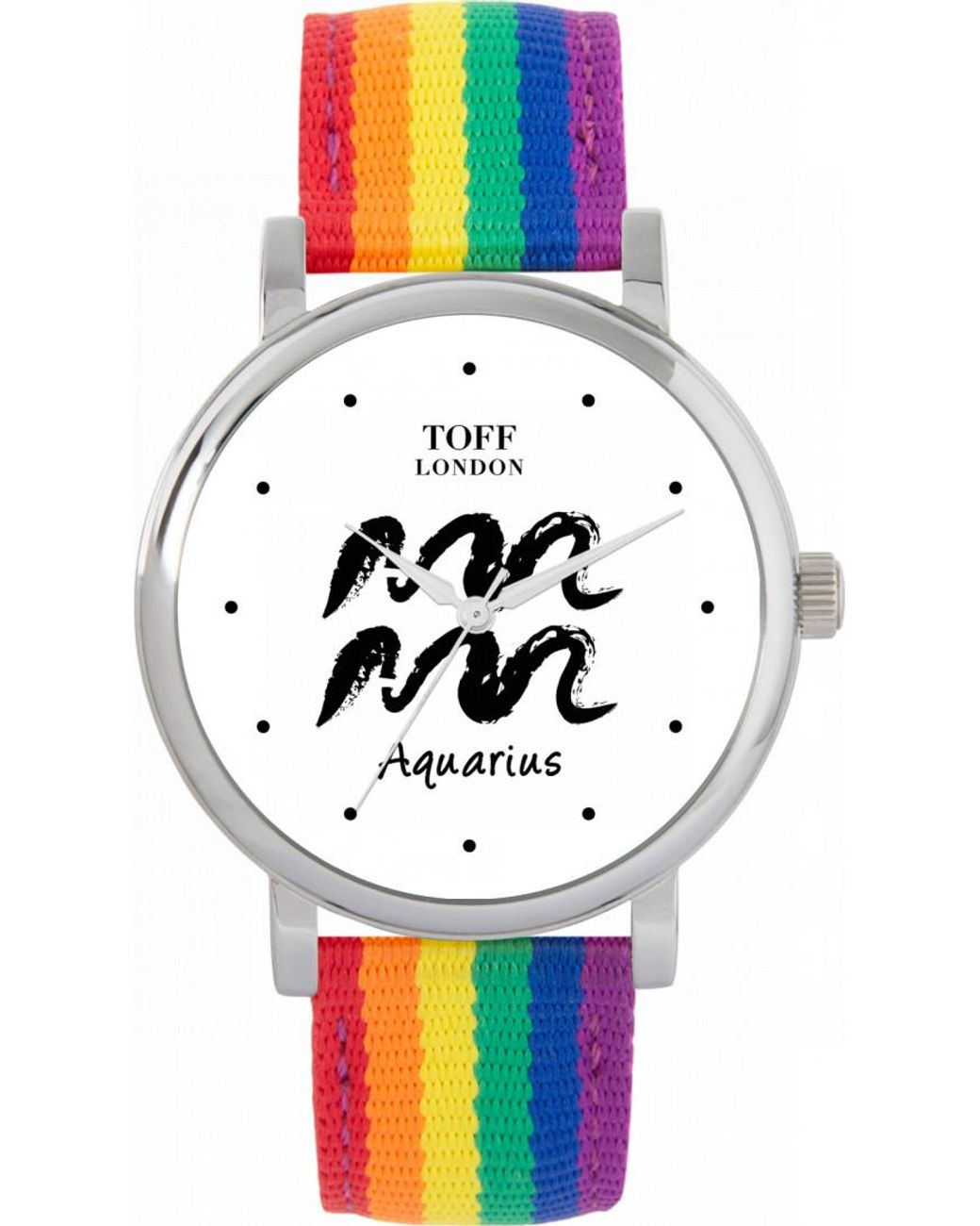 Toff London White Tlws-72821 Ladies Aquarius Watch