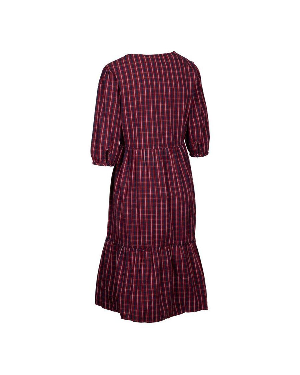 Trespass Purple Ladies Helen Casual Dress (Dark Cherry)