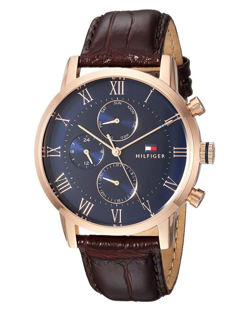 Tommy Hilfiger Blue Kane Watch 1791399 Leather for men