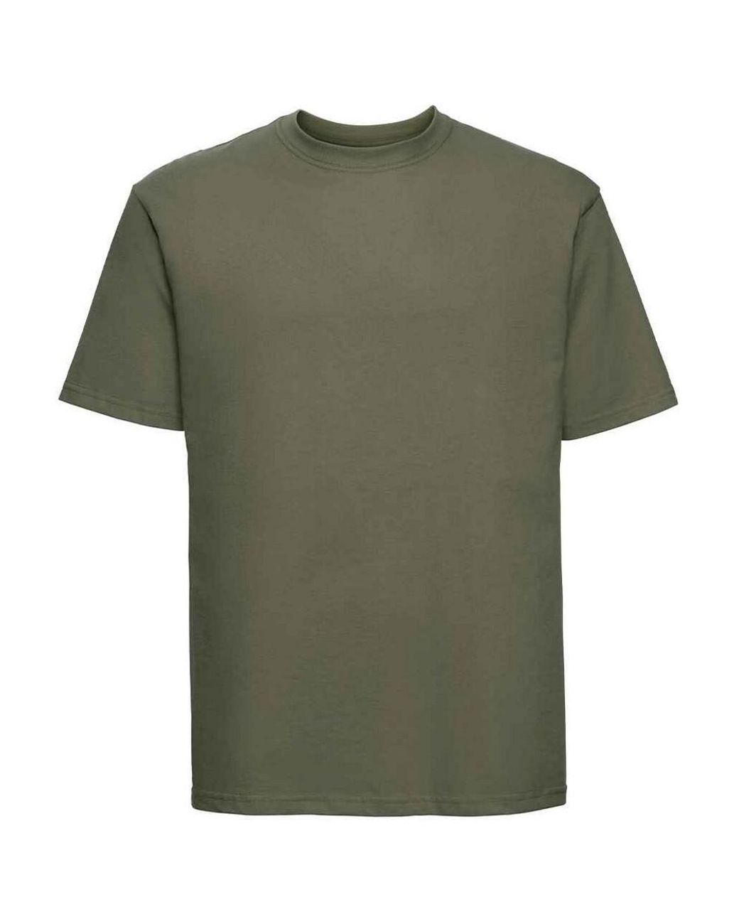 Russell Green Ringspun Cotton Classic T-Shirt for men