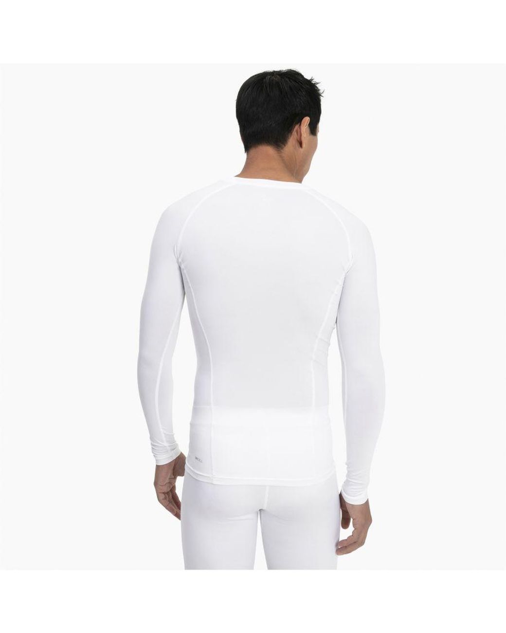 PUMA White Liga Baselayer Long Sleeve Tee for men