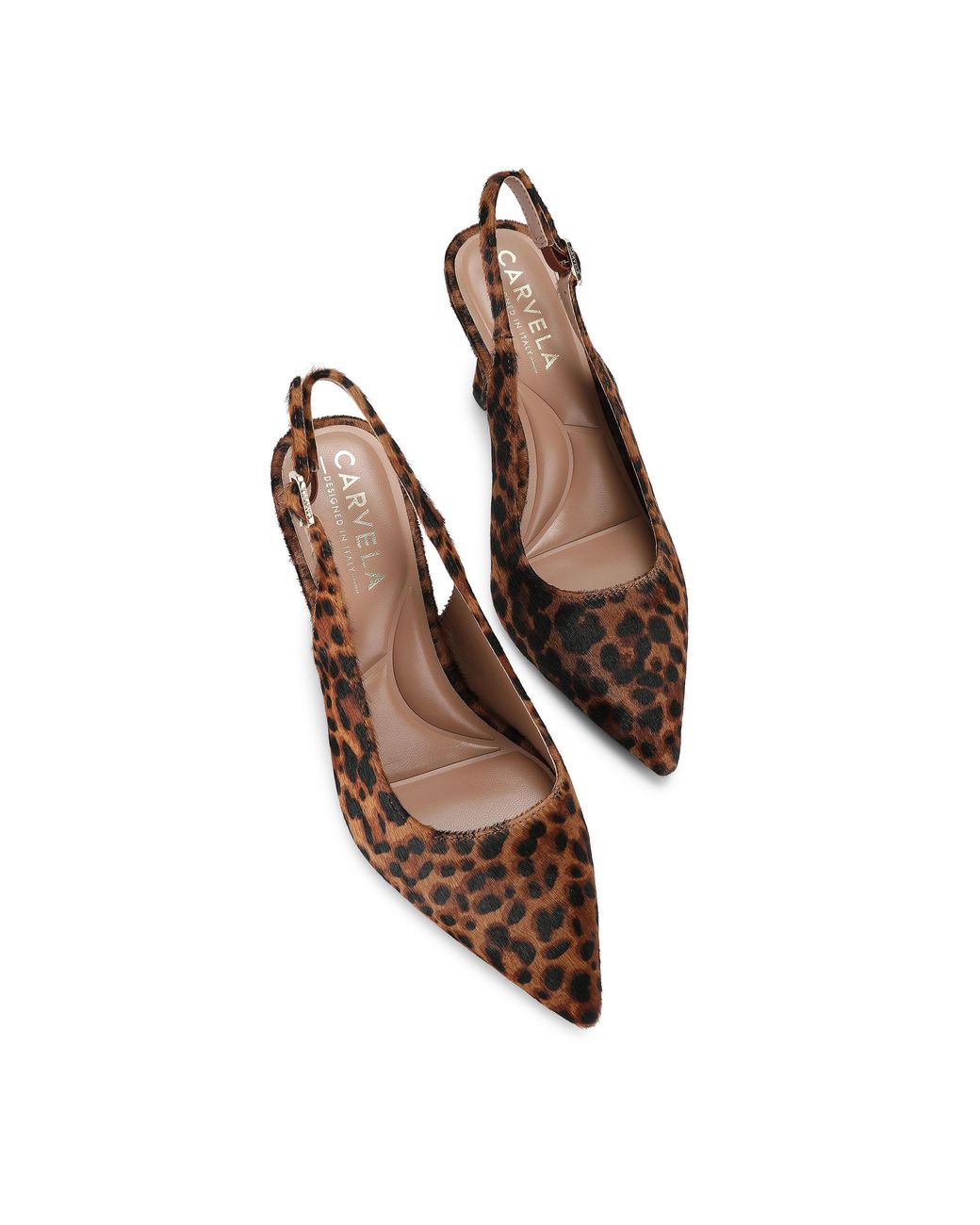 Carvela Kurt Geiger Brown Corletta Sling Court Heels