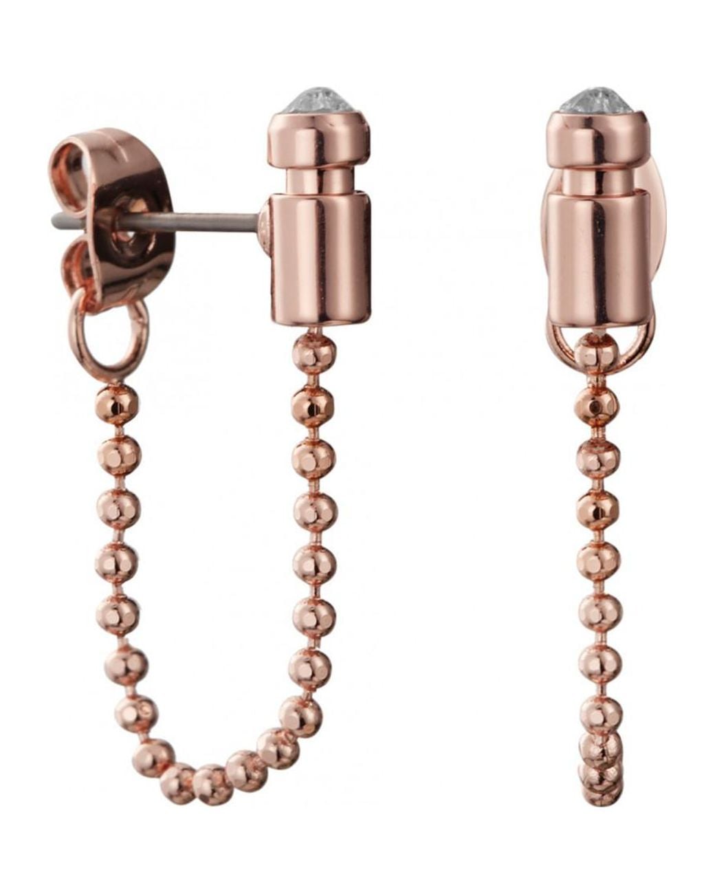 DKNY White 5520089 Ladies Earrings