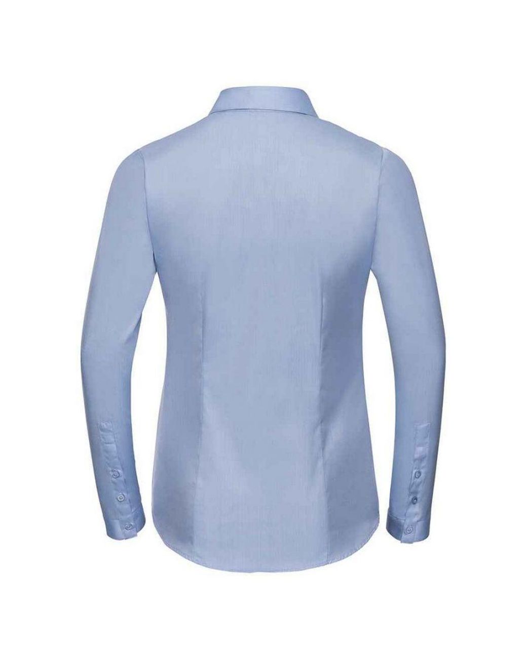 Russell Blue Collection /Ladies Herringbone Long-Sleeved Formal Shirt (Light)