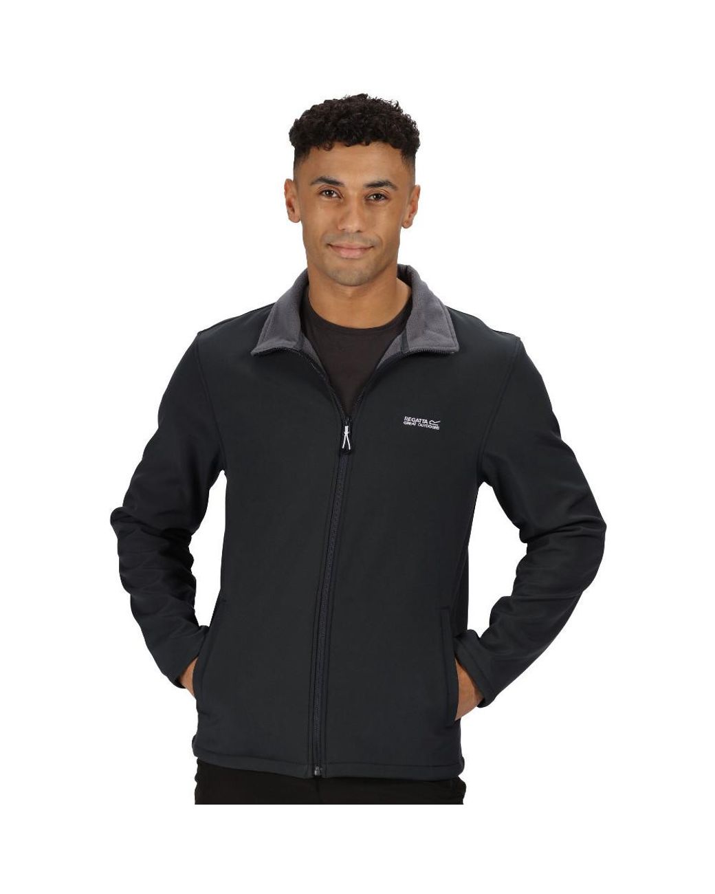 Regatta Blue Cera V Durable Wind Resistant Softshell Jacket for men