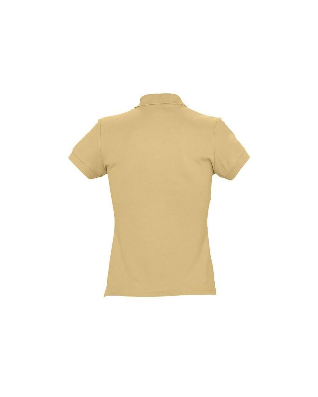 Sol's Yellow Ladies Passion Pique Short Sleeve Polo Shirt Cotton