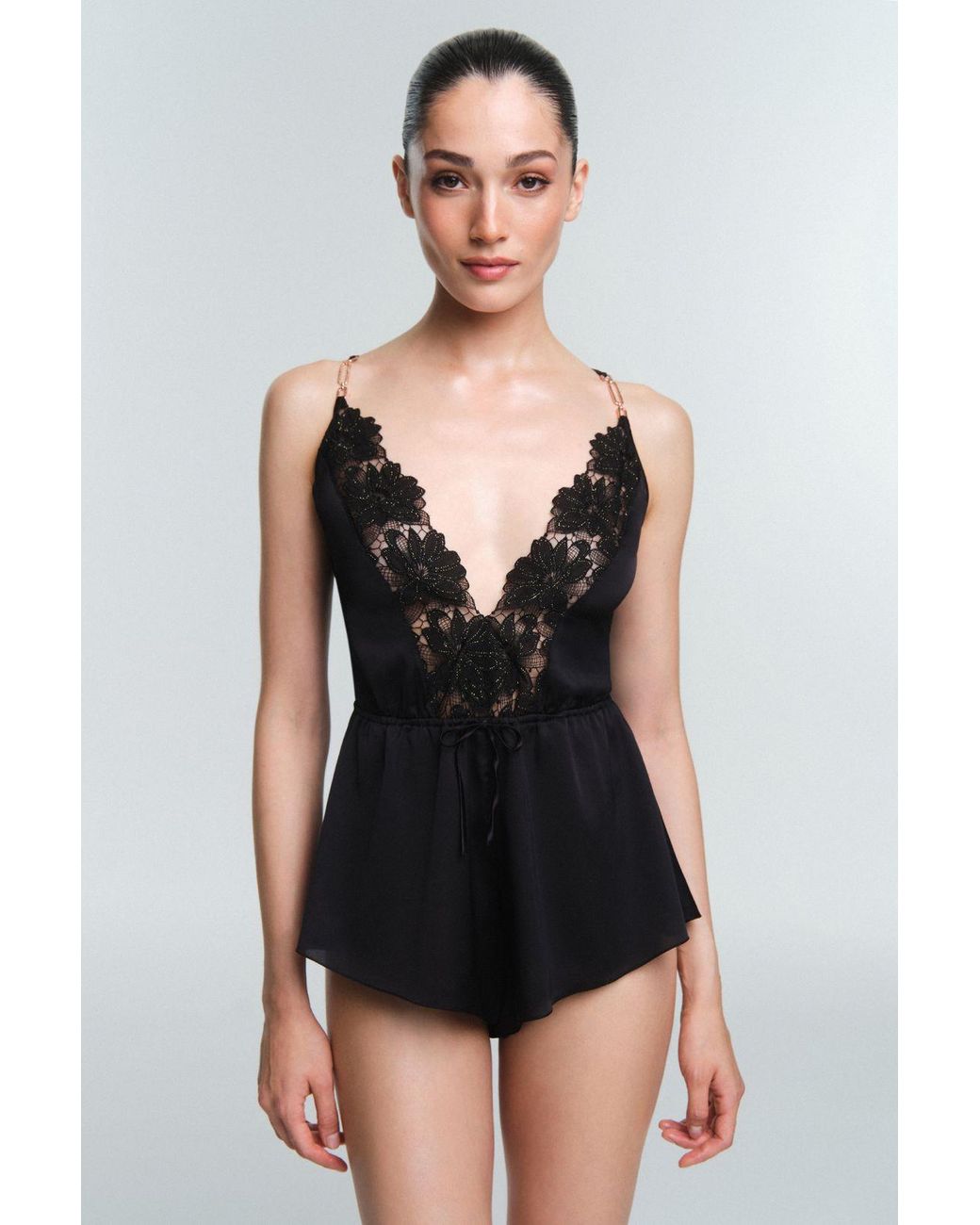 Penti Black Obsidia Lace Teddy