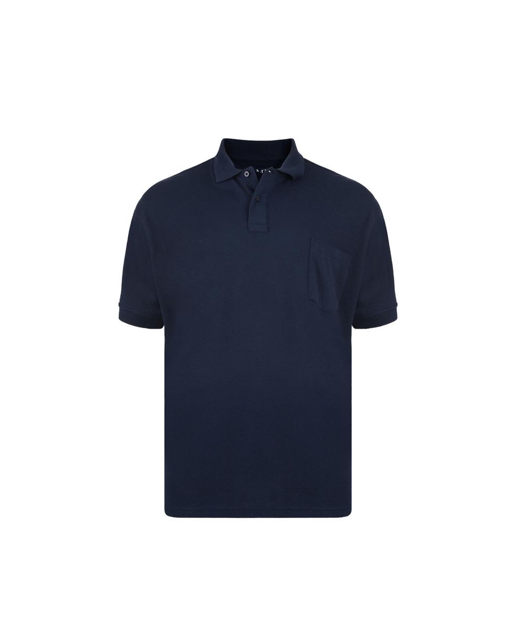 KAM Jeanswear Blue Kam Polo Shirts Short Sleeve Plus Size for men