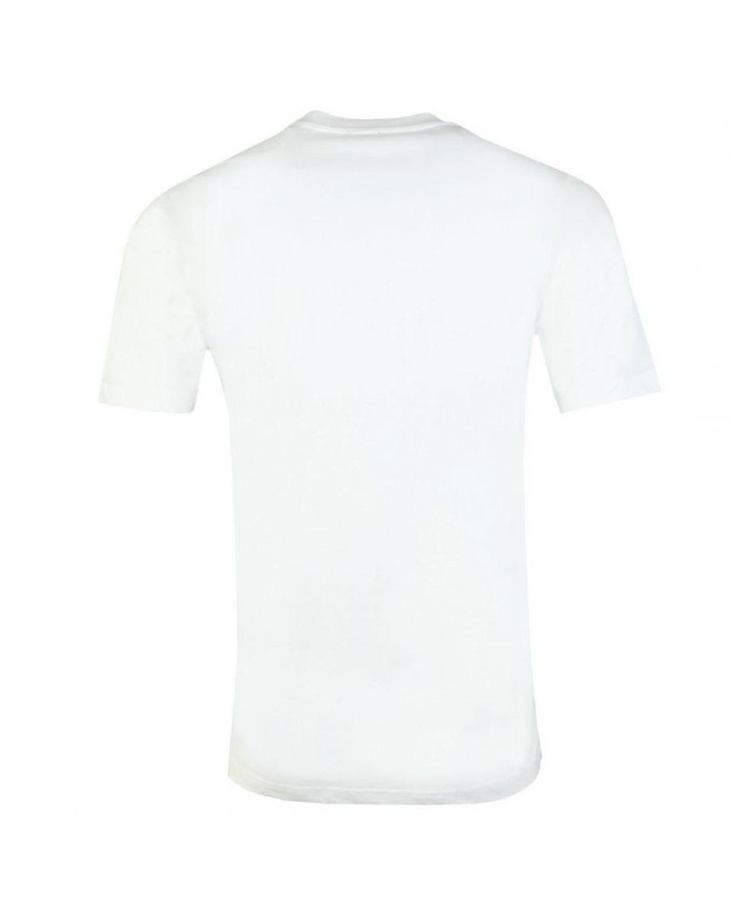 DIESEL White T-Just-Y4 D Logo T-Shirt Cotton for men