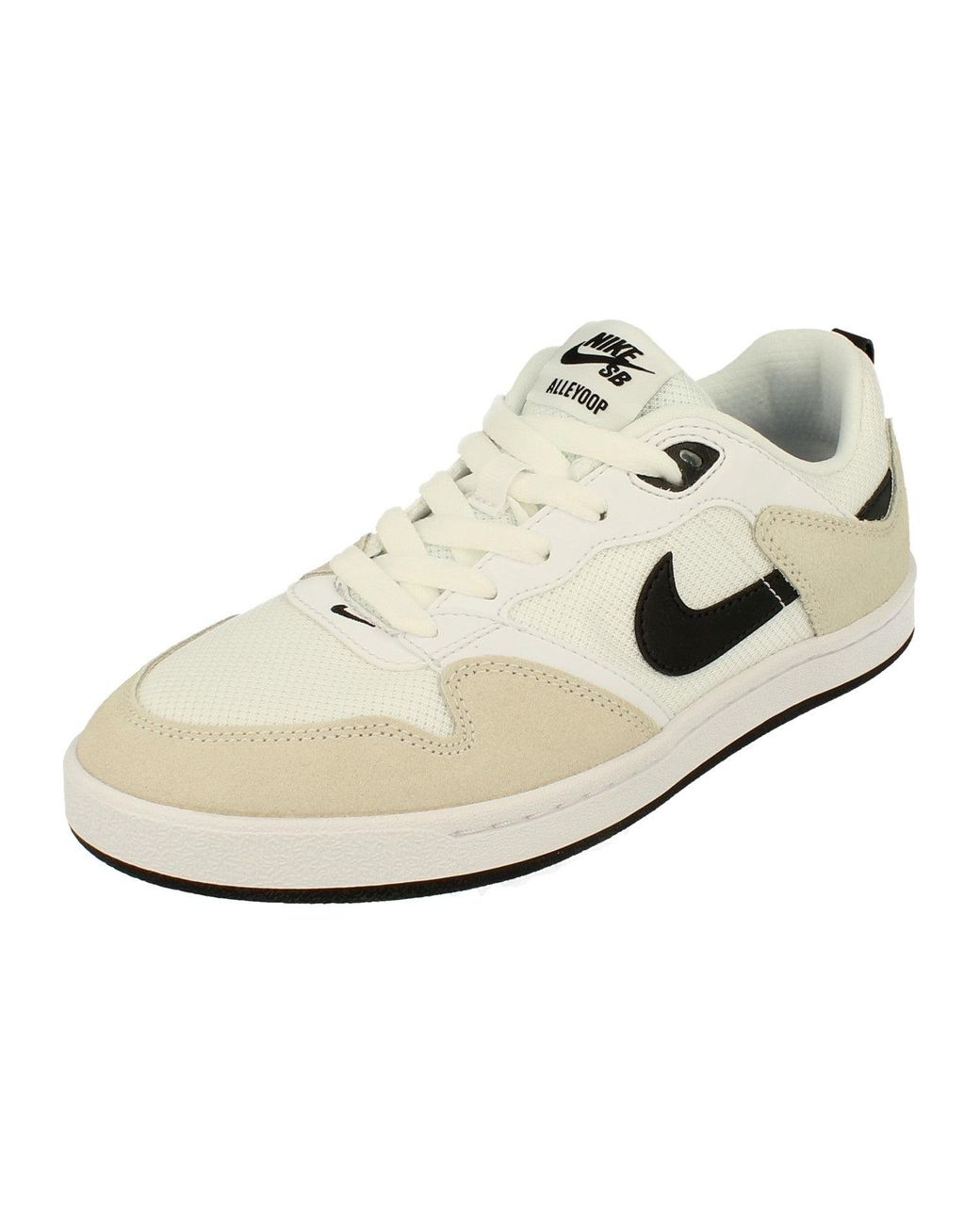 nike sb alleyoop white and black