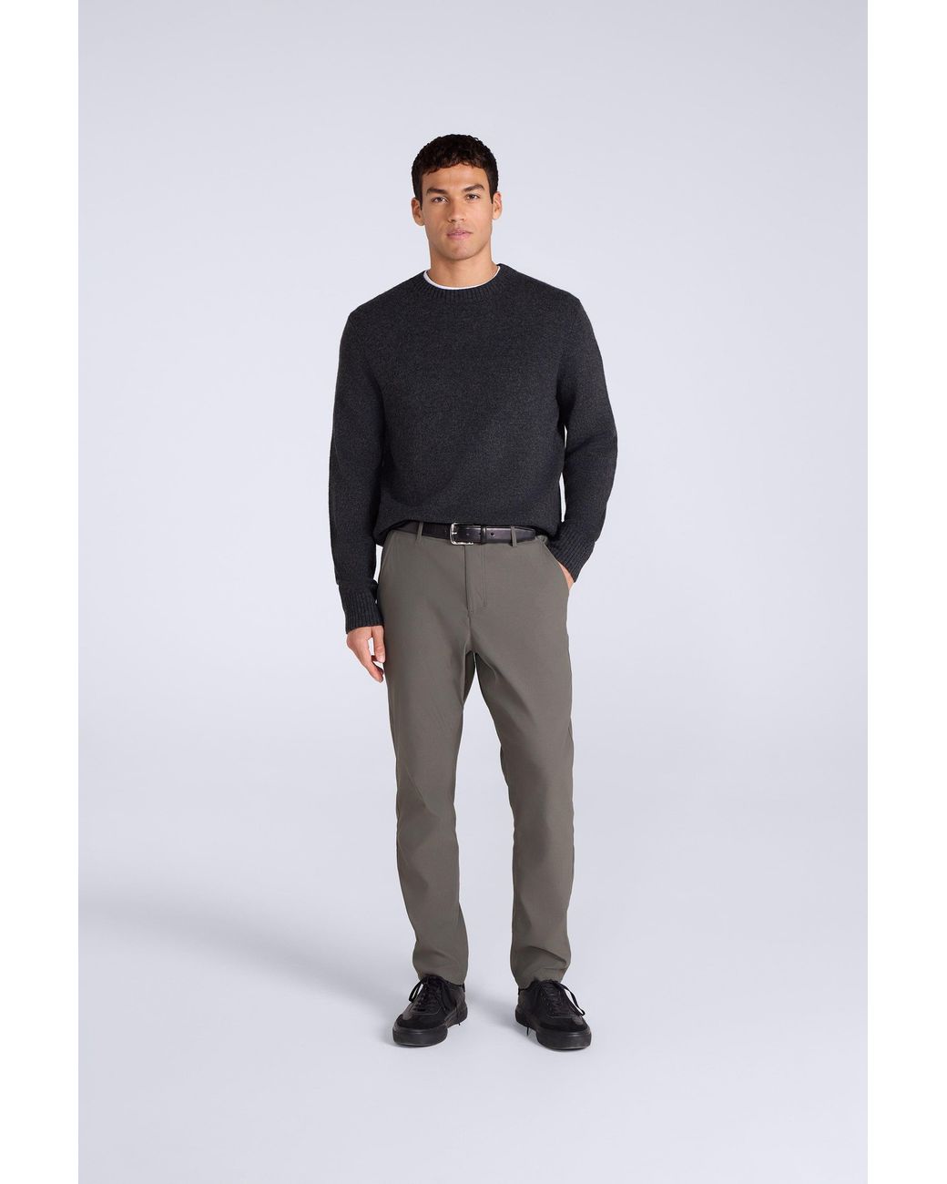 Mountain Warehouse Black 'Commuter' Trouser Lightweight Multi Pocket Comfortable Outdoor Pants for men
