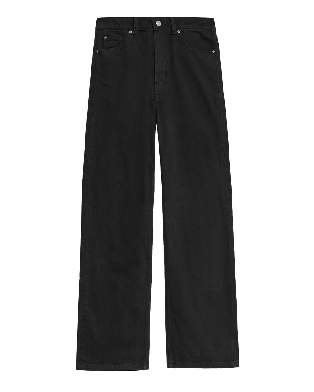 Secret Label Black Wide Leg Coloured Jeans