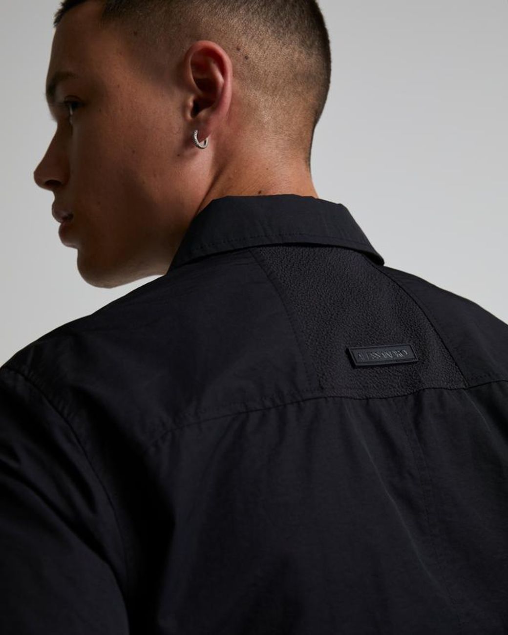 Alessandro Zavetti Black Ferruccio Overshirt for men