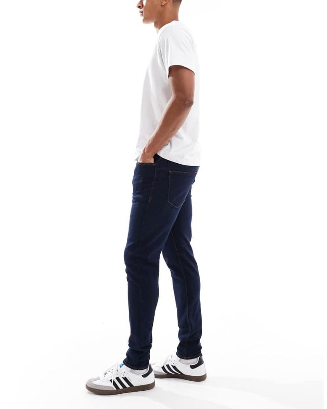 French Connection Blue Tapered Jeans for men