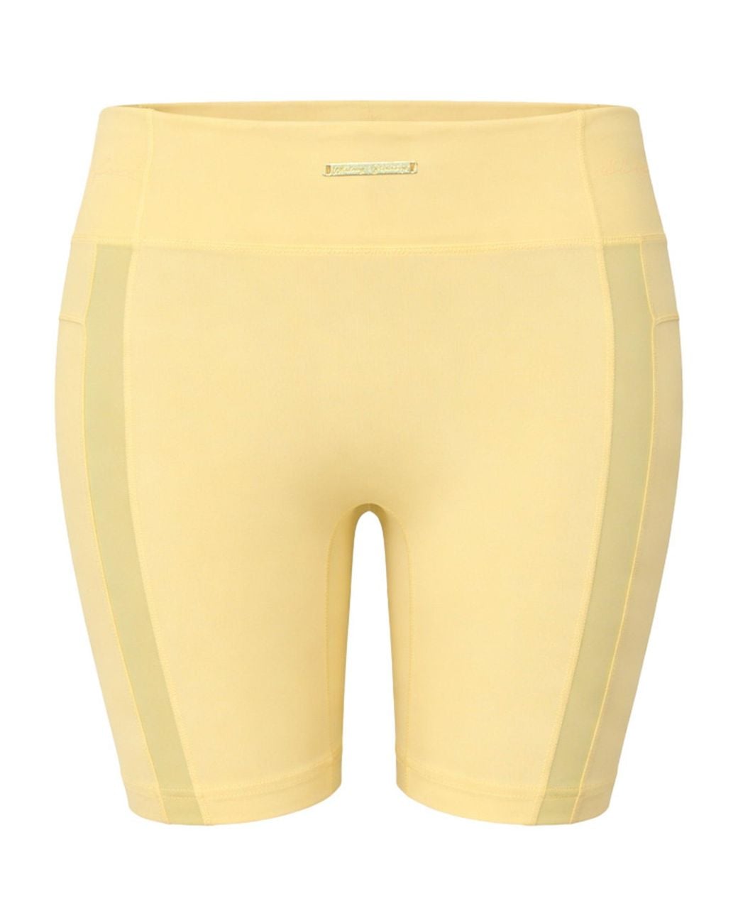GYMSHARK Yellow Whitney Mesh Cycling Shorts