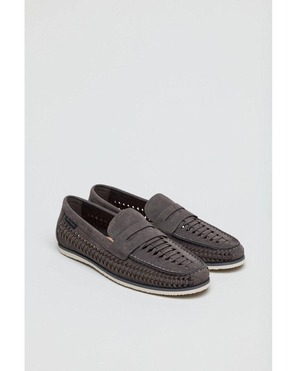 Ben Sherman Gray Miami Loafers for men