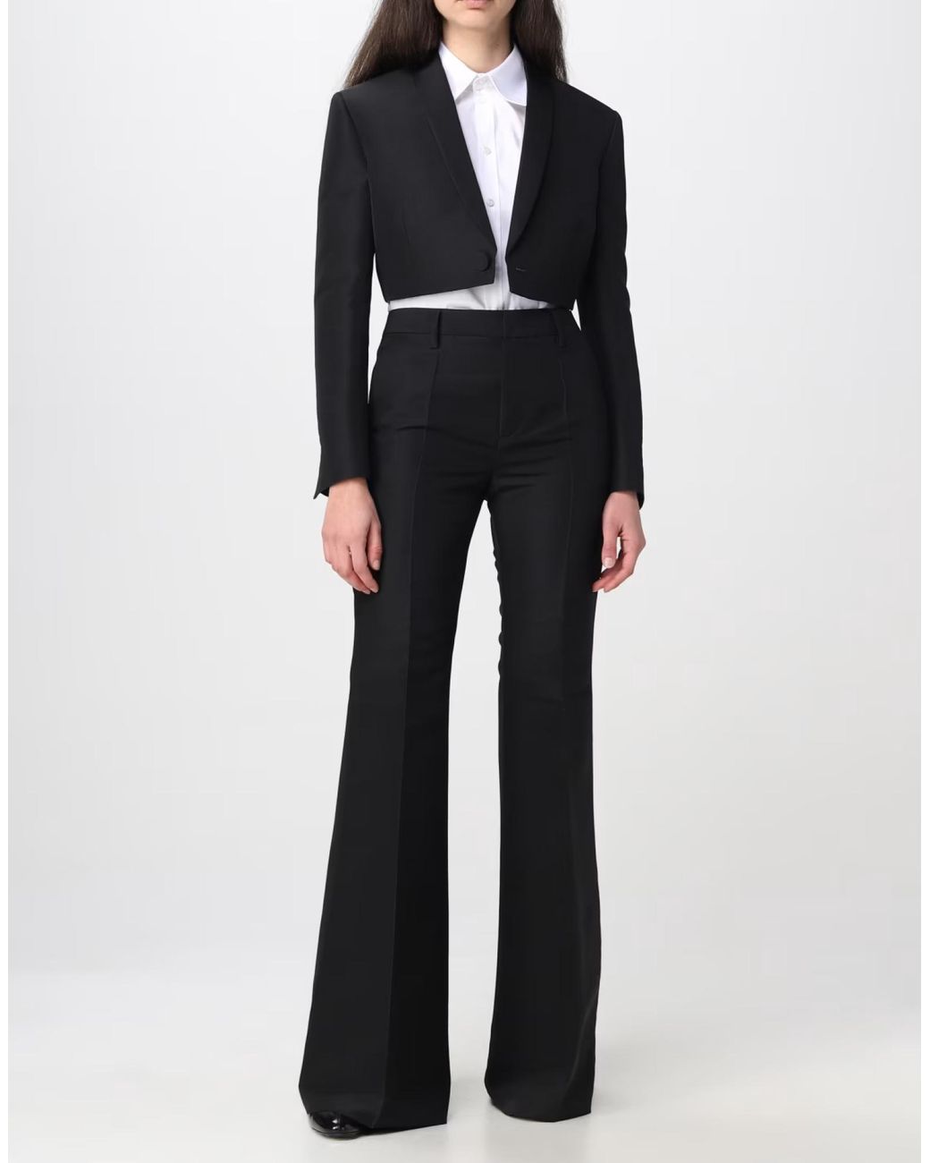 DSquared² Spencer Cropped Blazer in het Black