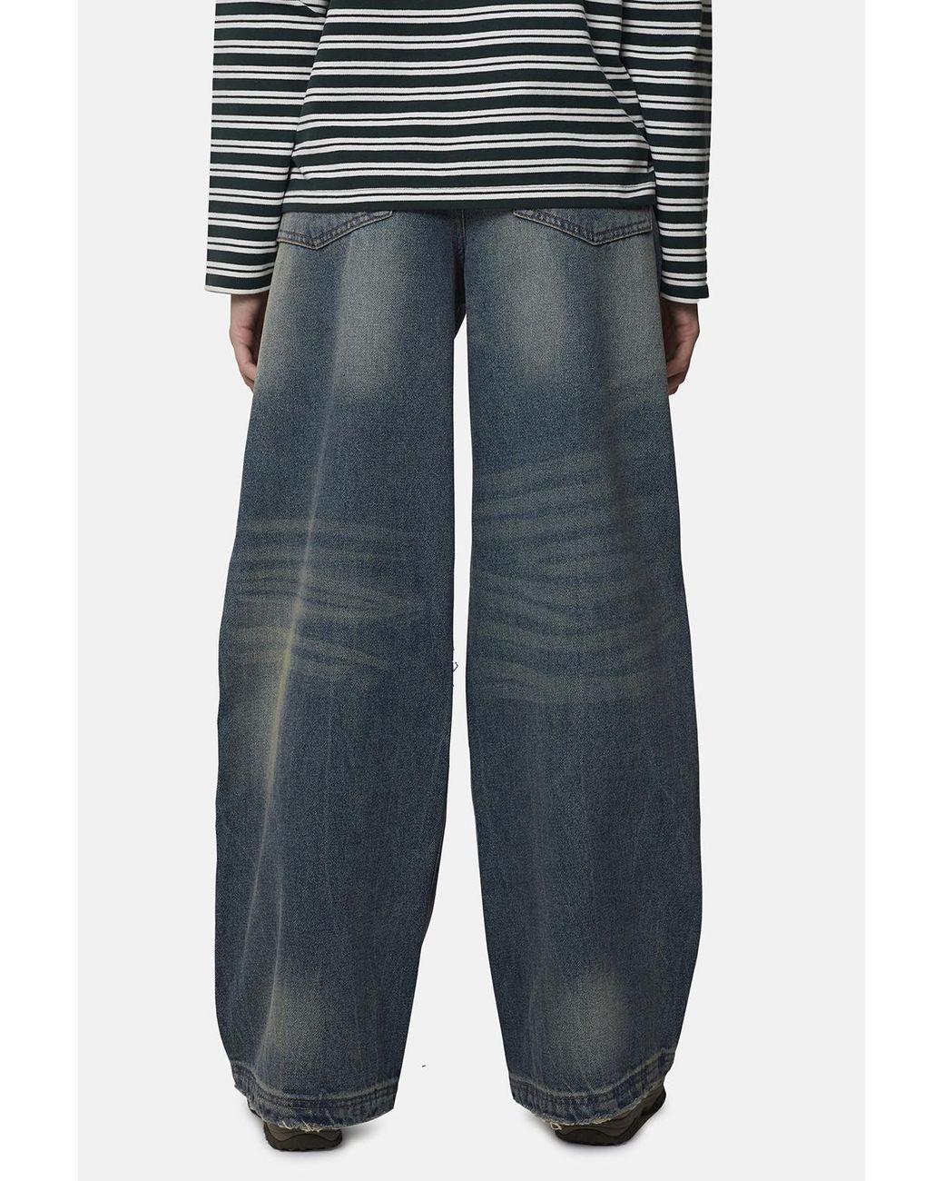 Good For Nothing Black Baggy Fit Ripped Denim Jean