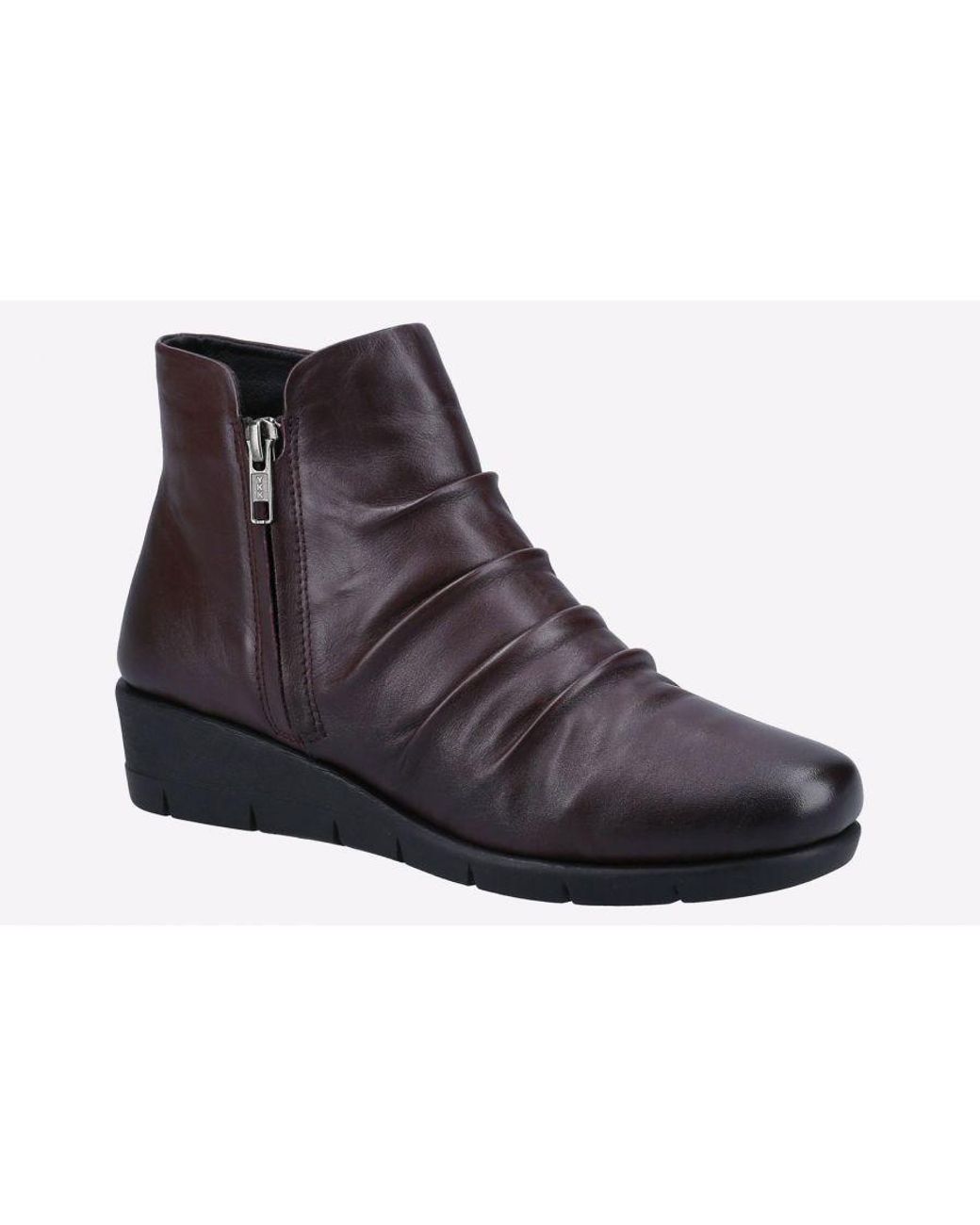 Fleet Foster Black Plockton Memory Foam Boot