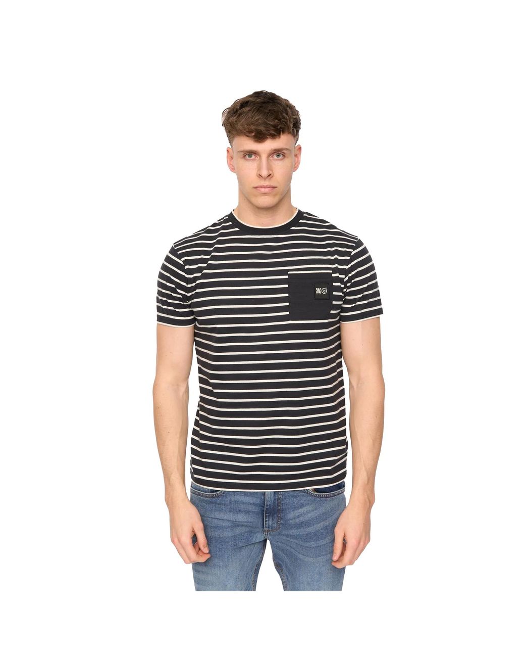 Duck and Cover Black Danversity T-Shirt Cotton for men