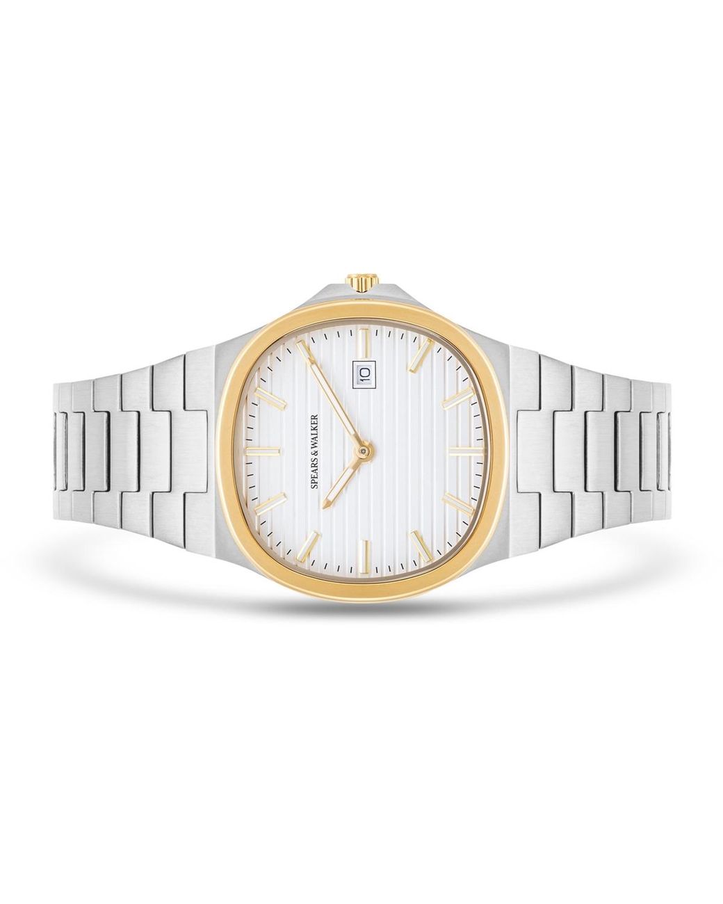 Spears & Walker Metallic Stainless Steel Watch Approx. 38.4 Mm for men