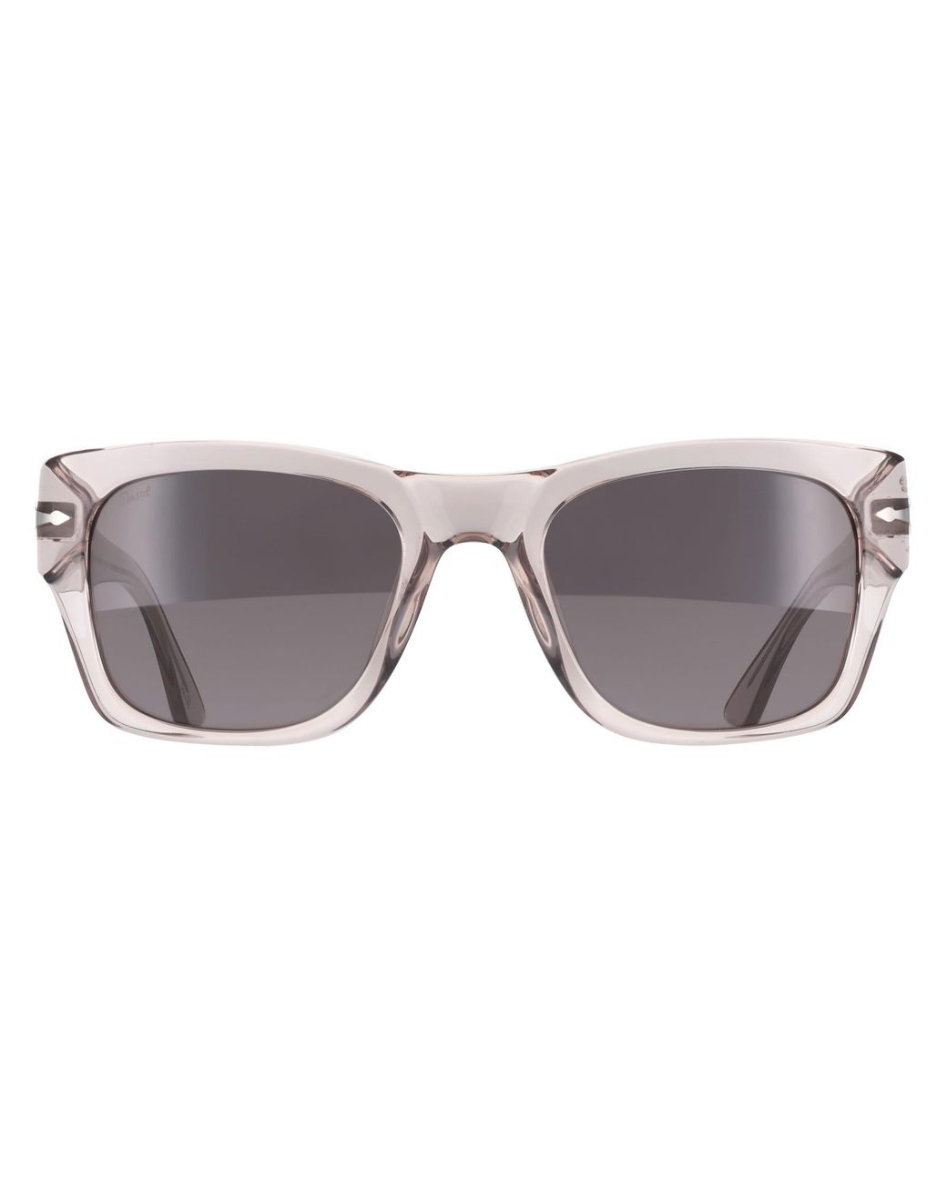 Persol Gray Square Transparent Dark Po3384S