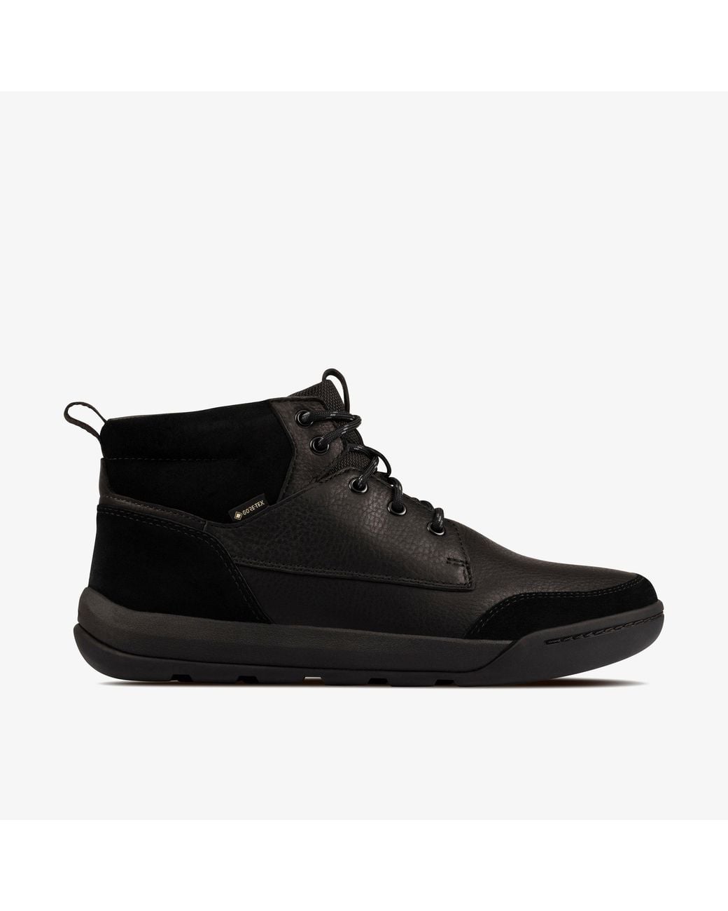 Clarks Black Ashcombe Hi Gore-Tex Warmlined Leather Boots for men