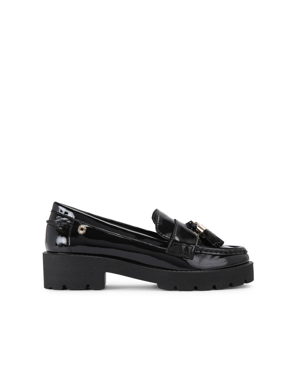 Carvela Kurt Geiger Black Snap Chunky Tassel Loafers