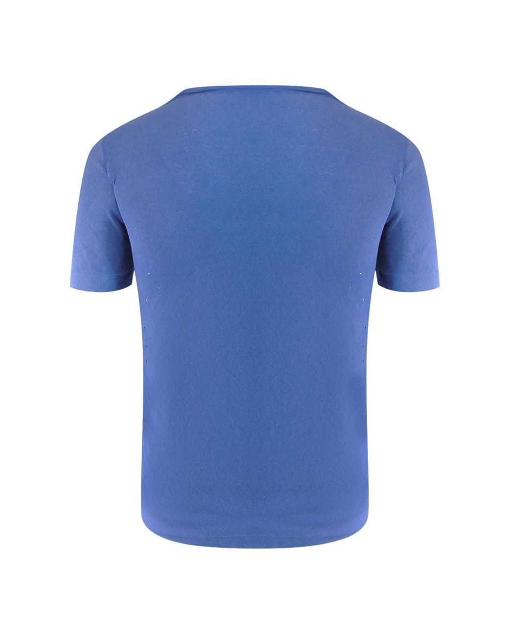 DSquared² Blue Round Neck T-Shirt Cotton