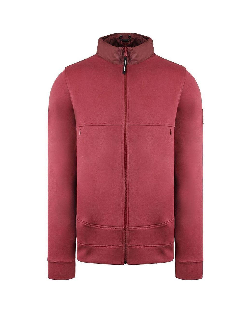 Weekend Offender Red Paia Oxblood Track Jacket for men