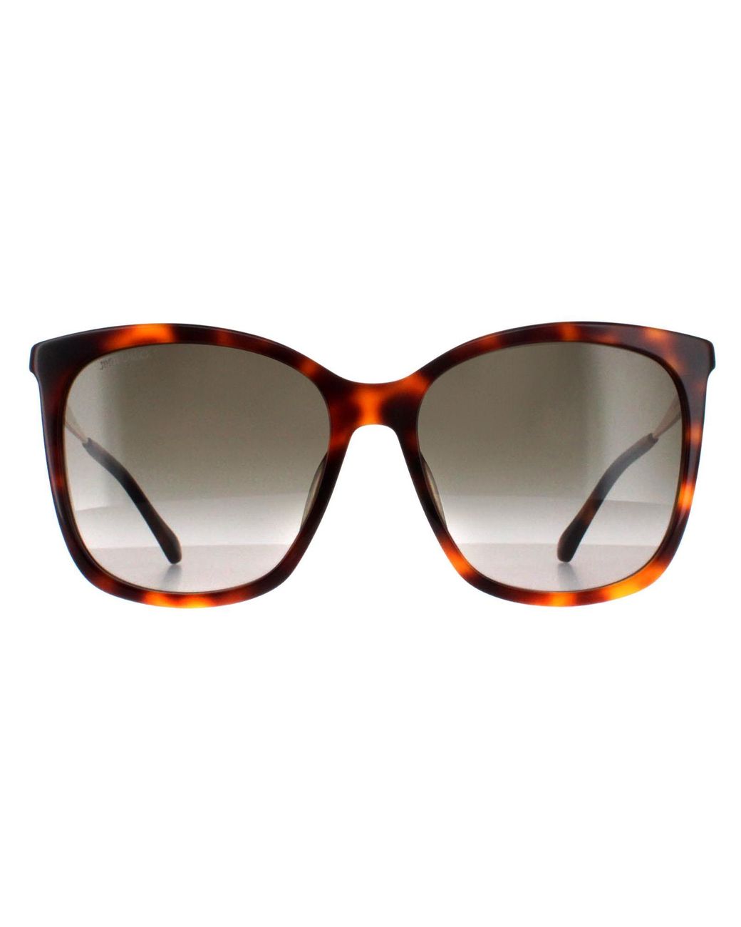 Jimmy Choo Brown Square Havana Gradient Nerea/G/S