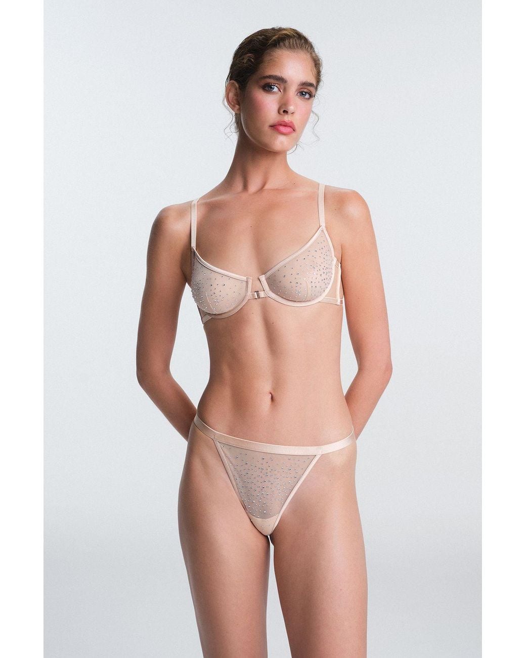 Penti Natural Underwired Jersey Bra With Adjustable Straps