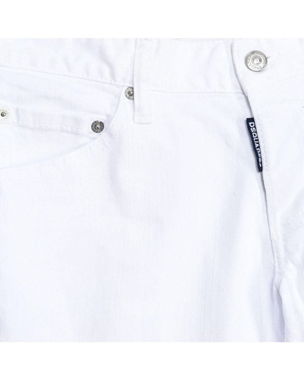 DSquared² White Long Pants S74La0883-S39781 for men