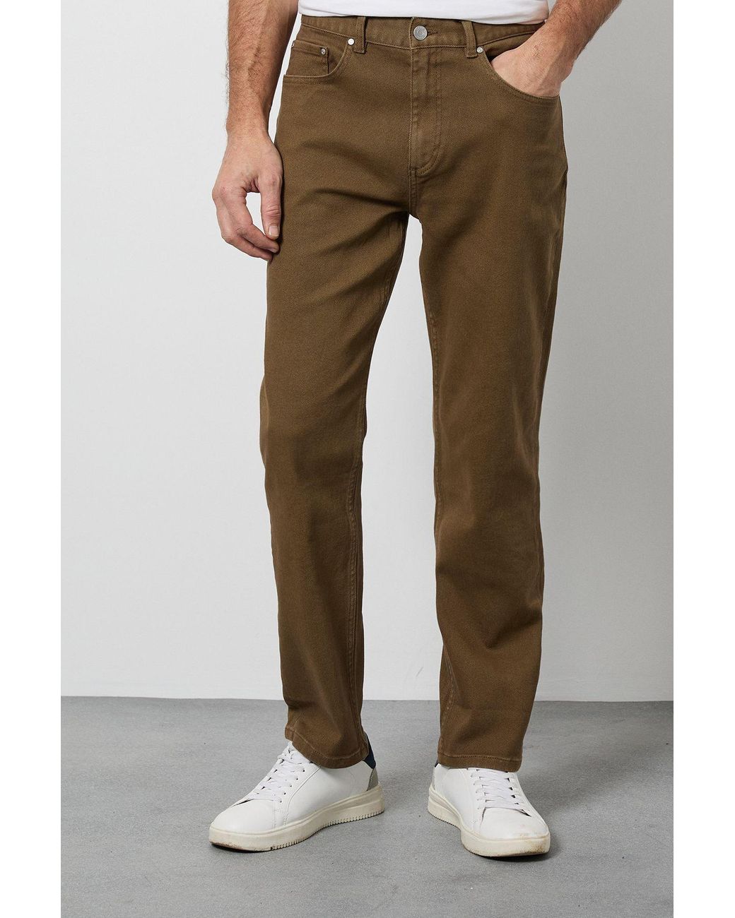 MAINE Blue Tobacco Straight Fit Jeans for men