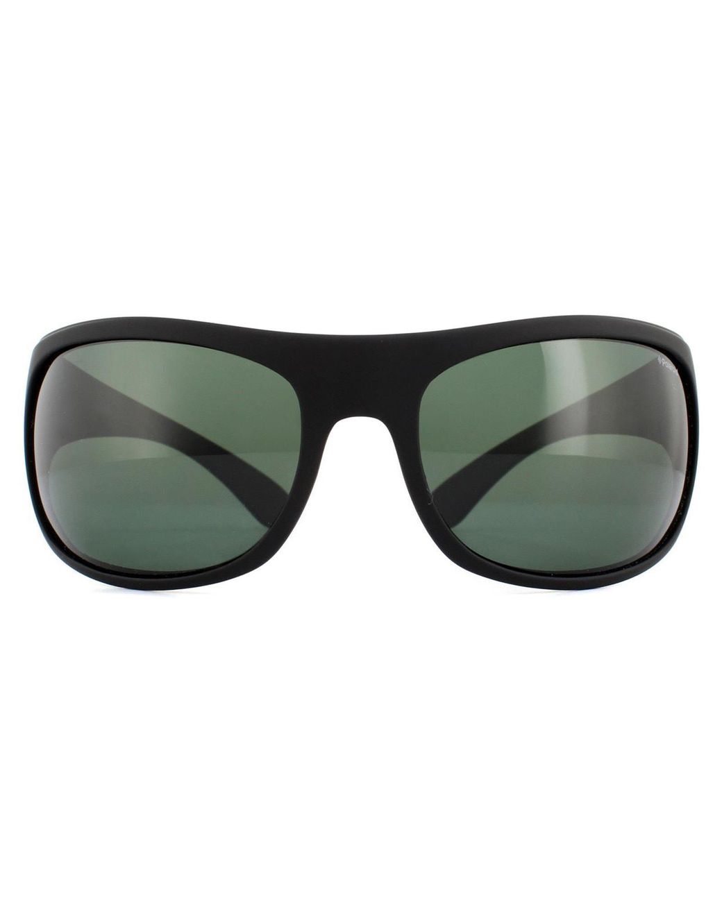 Polaroid Green Sport Wrap Polarized Sunglasses