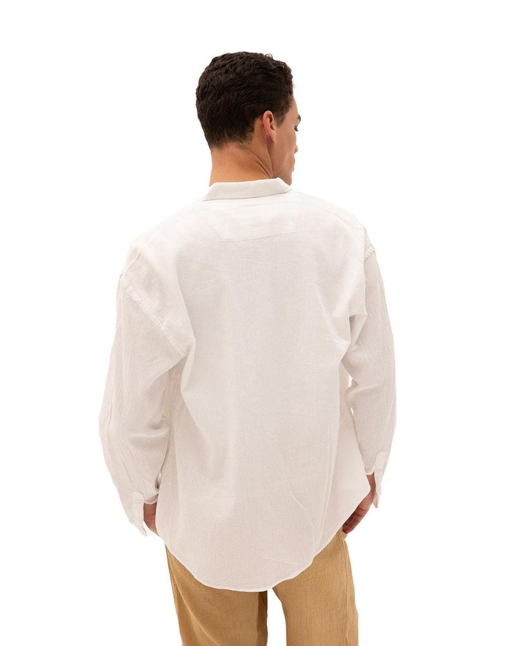 Giesto Natural Cotton Shirt for men