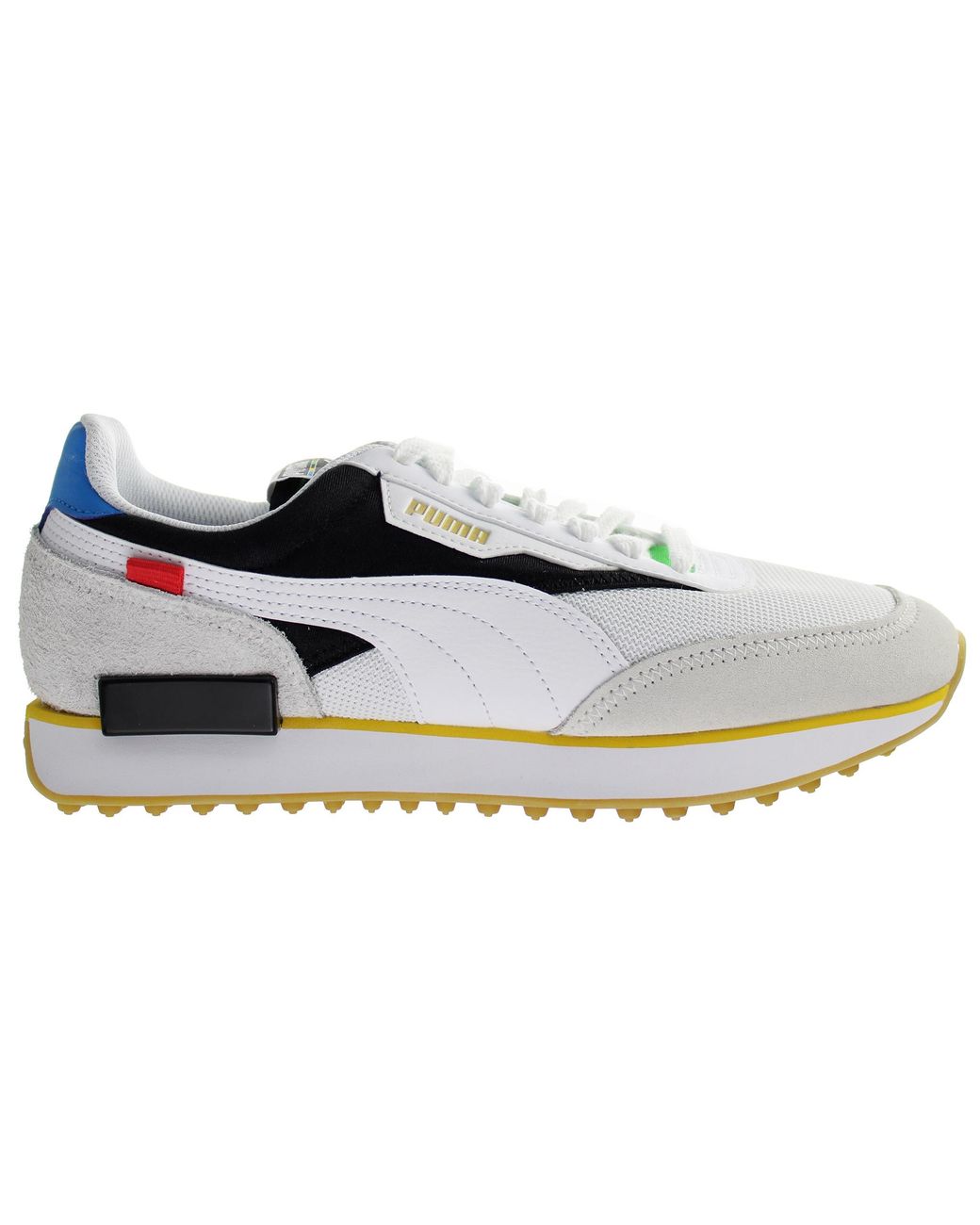 PUMA White Future Rider Wh Trainers for men