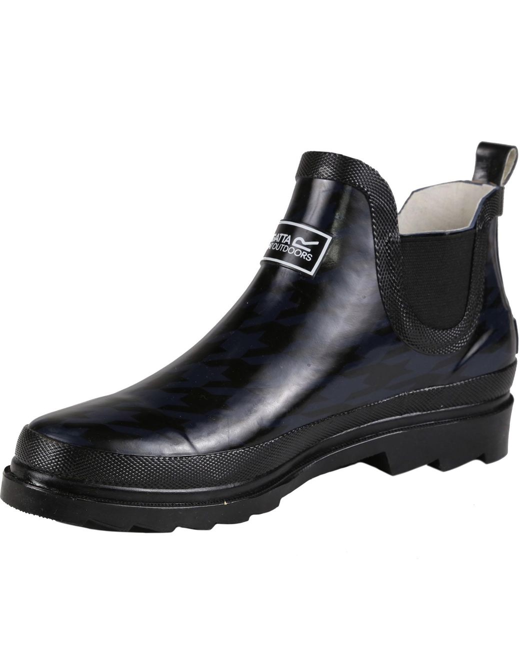 Regatta Black Lady Harper Welly Ankle Height Boots