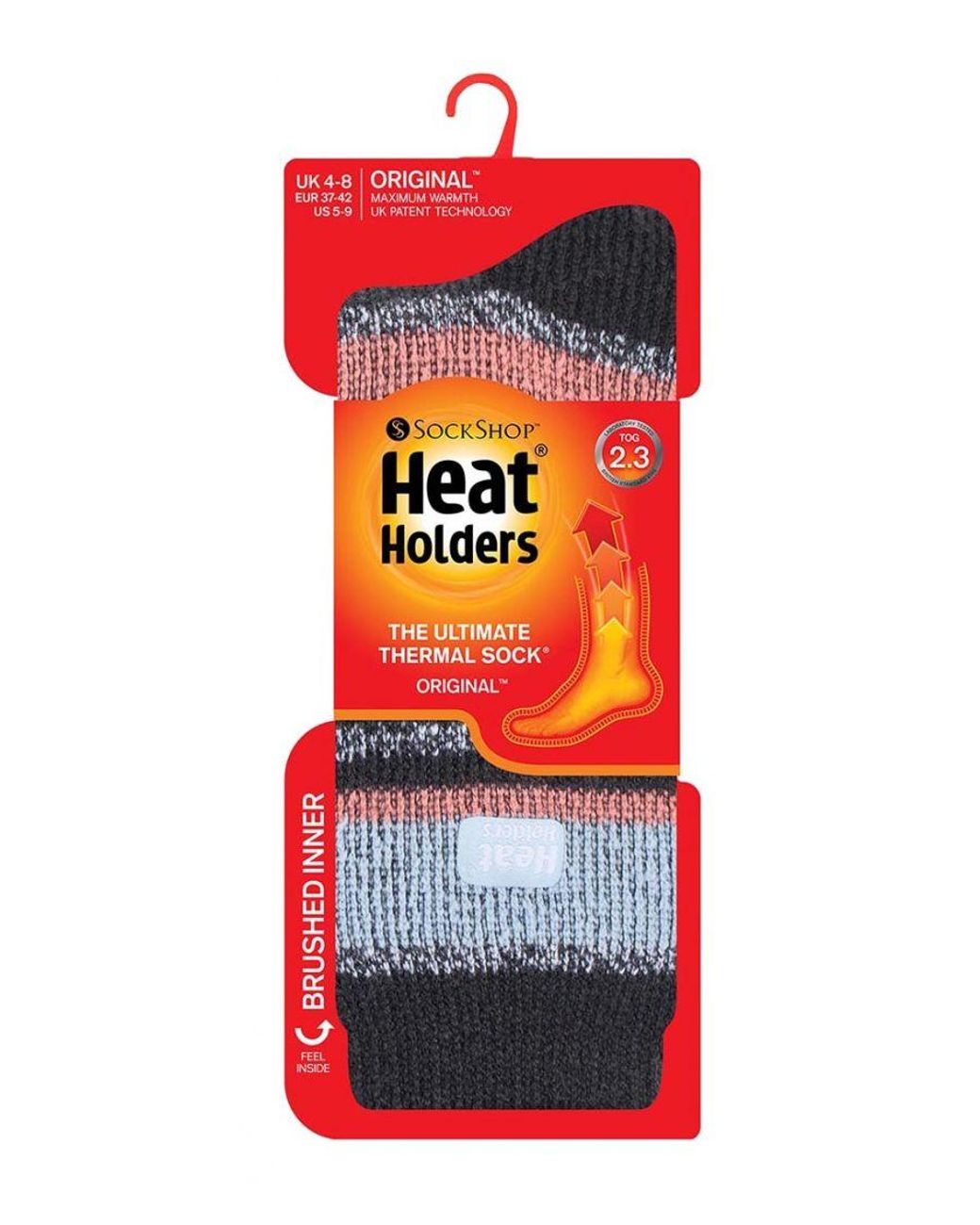 Heat Holders Blue Luxury Thermal Crew Socks