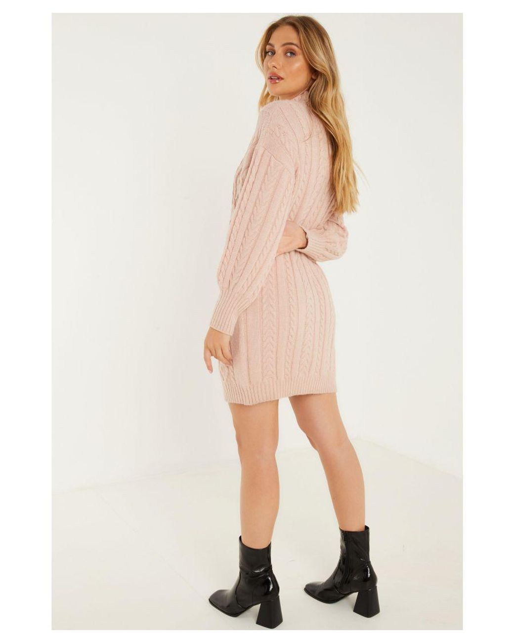 Quiz jumper dress best sale