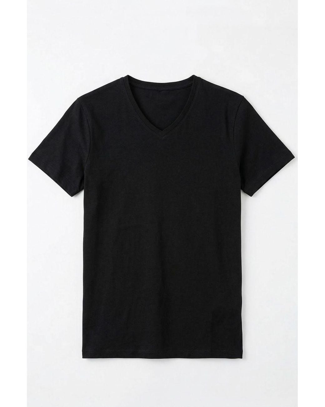 Öts Black Cotton T-Shirt for men