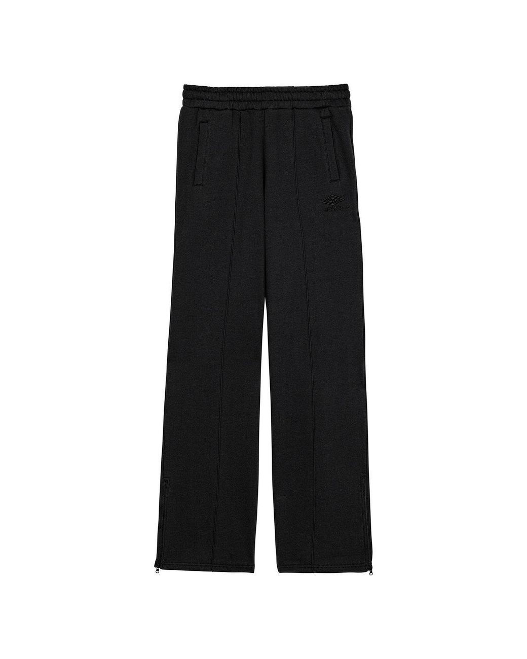 Umbro Black Ladies Core Straight Leg Jogging Bottoms