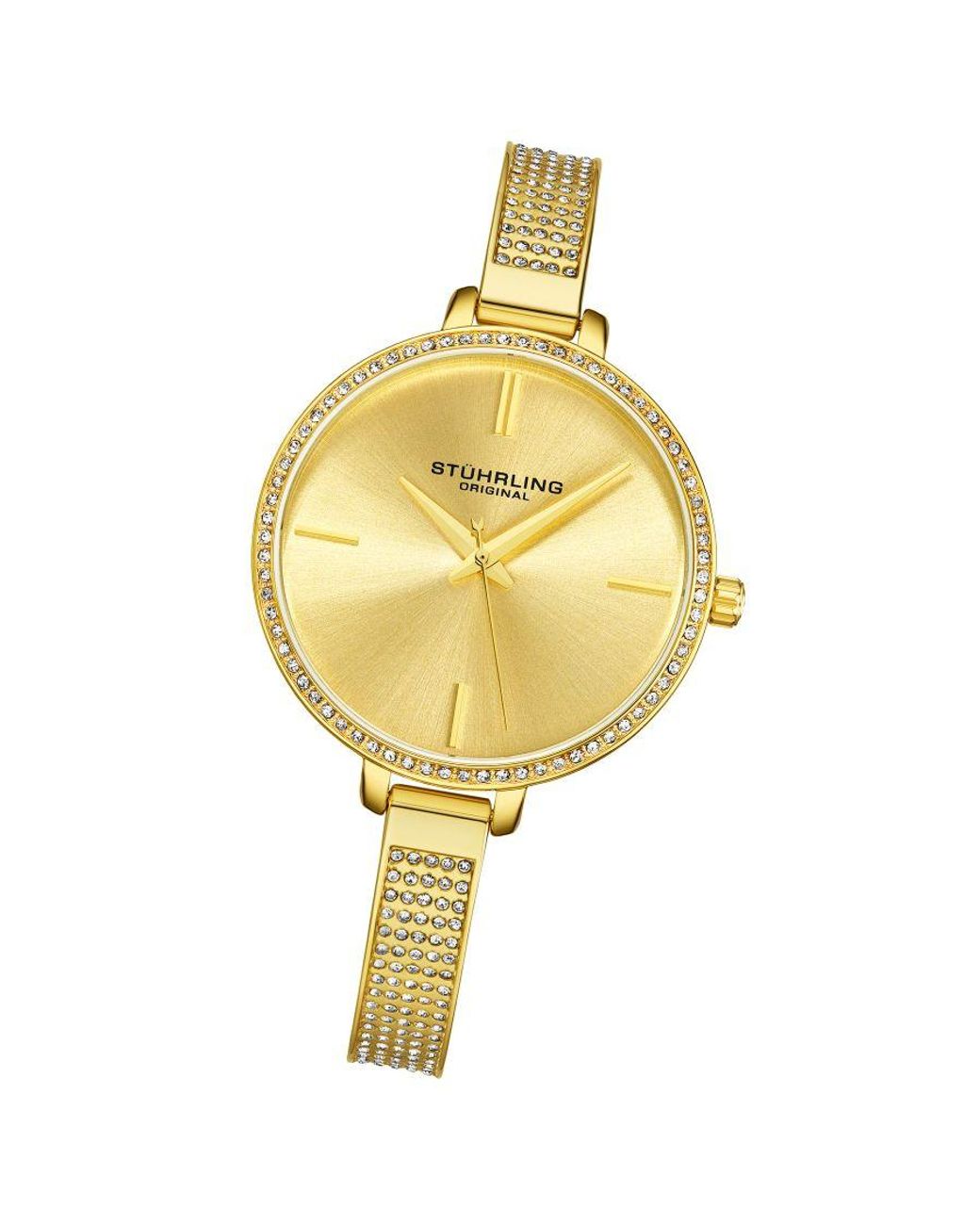Stuhrling Metallic Pentai Quartz 36Mm
